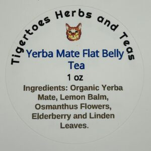 Yerba Mate Flat Belly Tea, 2 oz